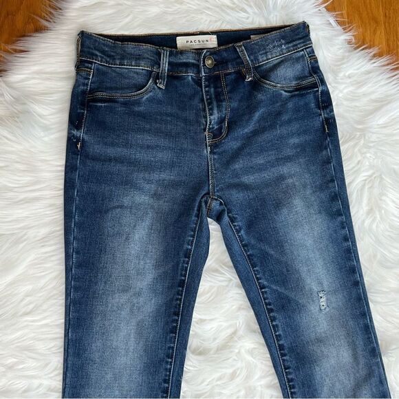 Women’s PacSun Beachy Ankle Jeggings Size 25 Super Stretch - Picture 3 of 6